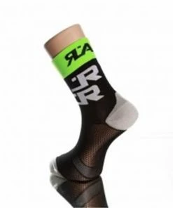 Chaussettes De Cyclisme RAFA'L ATTACK 35-38 Noire Et Vert