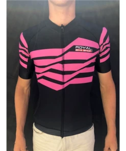 MAILLOT ROYAL BIKE SHOP " ZEBRA PINK