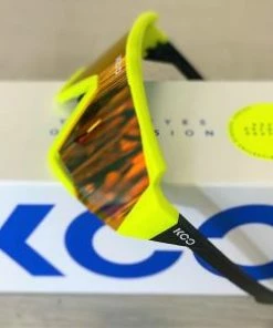 KOO Lunettes De Vélo Spectro Edition Limitée Yellow Fluo -accessoires de vélo Ventes Koo spectro yellow fluo lunettes big
