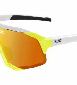 Lunettes De Vélo De Route édition Limitée Demos Yellow Fluo White Koo -accessoires de vélo Ventes demos yellow fluo lunettes big