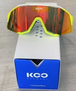 Lunettes De Vélo De Route édition Limitée Demos Yellow Fluo White Koo