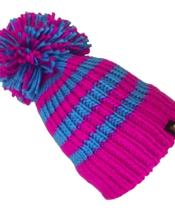 BIG BOBLLE HATS BONNET BIG BOBBLE ROSE/BLEU ELECTRIC SHOCK