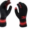RAFA'L Gants Rafal Hiver Néoprène Noirs Et Rouges -accessoires de vélo Ventes gant hiver rouge 3 big