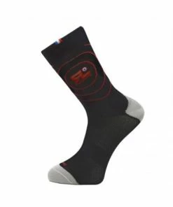 RAFA'L Chaussettes Rafal Radar Carbone Noires Rouges 43/46