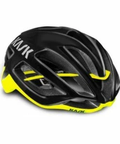 Casque De Vélo KASK Protone Noir Jaune Taille M