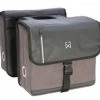 Double Sacoche Vélo étanche Willex VAE 40 Litres Grise -accessoires de vélo Ventes sacoche double business 40l gris big