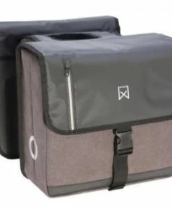 Double Sacoche Vélo étanche Willex VAE 40 Litres Grise