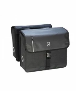 Double Sacoche Vélo étanche Willex VAE 40 Litres Noire