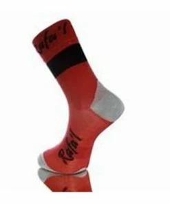 Chaussettes RAFA'L CELESTE 2 ROUGE/ NOIR