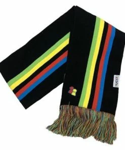 BIG BOBLLE HATS ECHARPE BIG BOBBLE UCI NOIRE RAINBOW